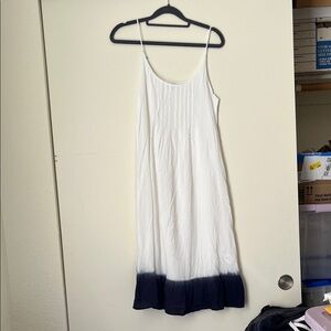 Women’s Splendid Dip Dyed Ombré Beach Spaghetti Strap Midi Dress, Size XS/S